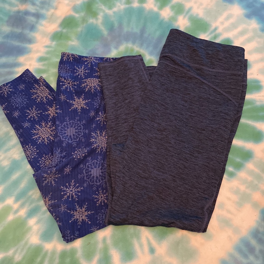 Snowflake leggings tc2, xxl climate rught plush warmth leggings bundle 004